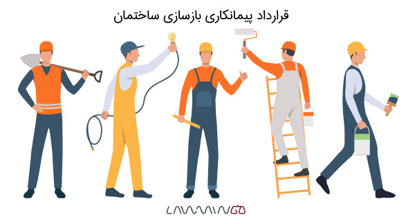 قرارداد پیمانکاری بازسازی ساختمان