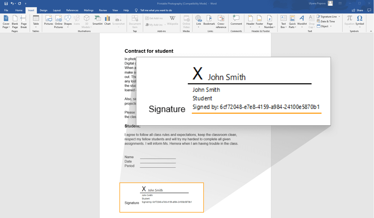 How To Affix Digital Signature In Word Digital Wallpaper Hd Magellan 